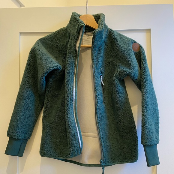 Polarn O. Pyret Green Fleece Jacket - Picture 4 of 4